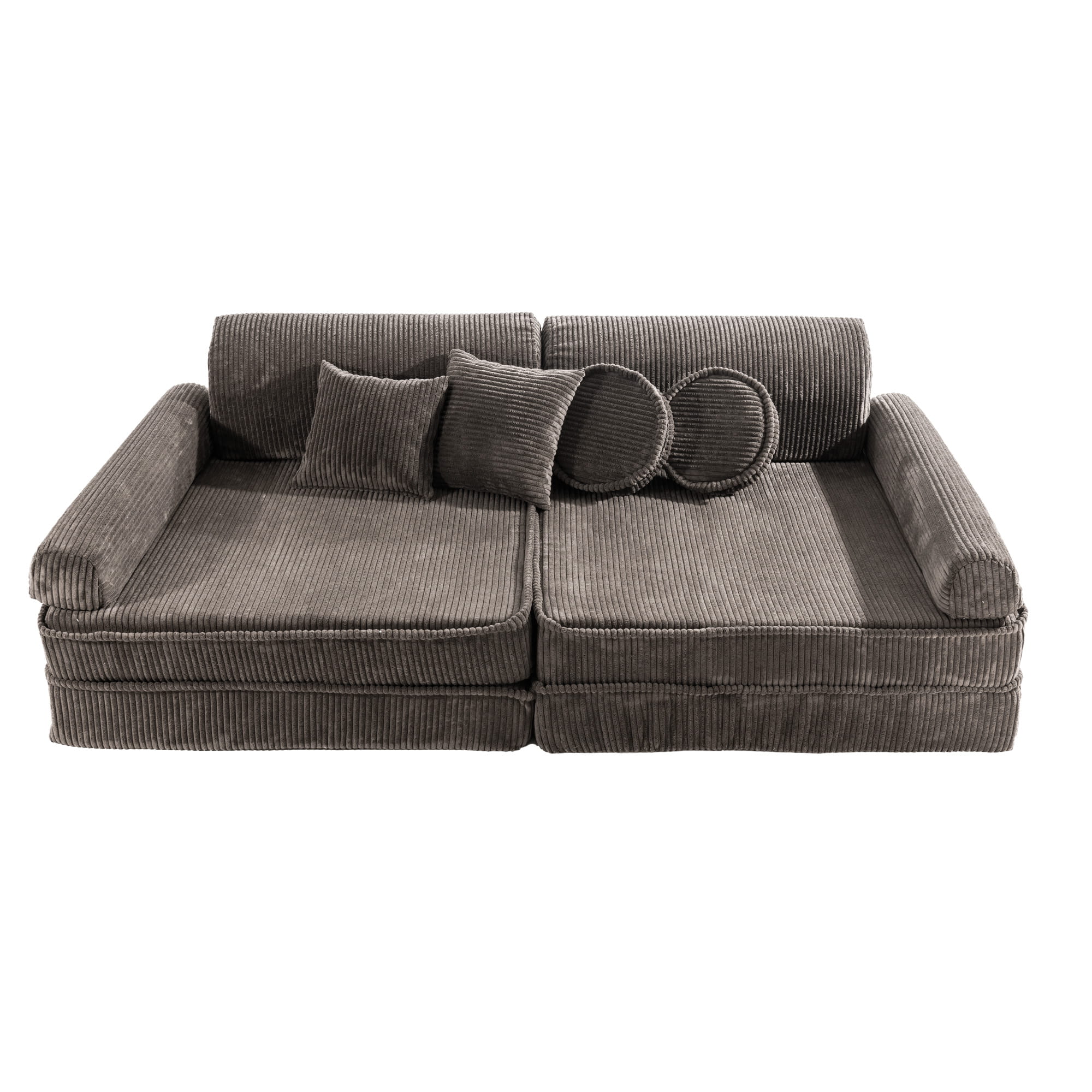 Grote Modulaire Bank voor Kinderen - Premium Bouclé, Champagne Ecru – Little Pure Kids Grote Modulaire Bank voor Kinderen - Premium Bouclé, Champagne Ecru – Little Pure Kids