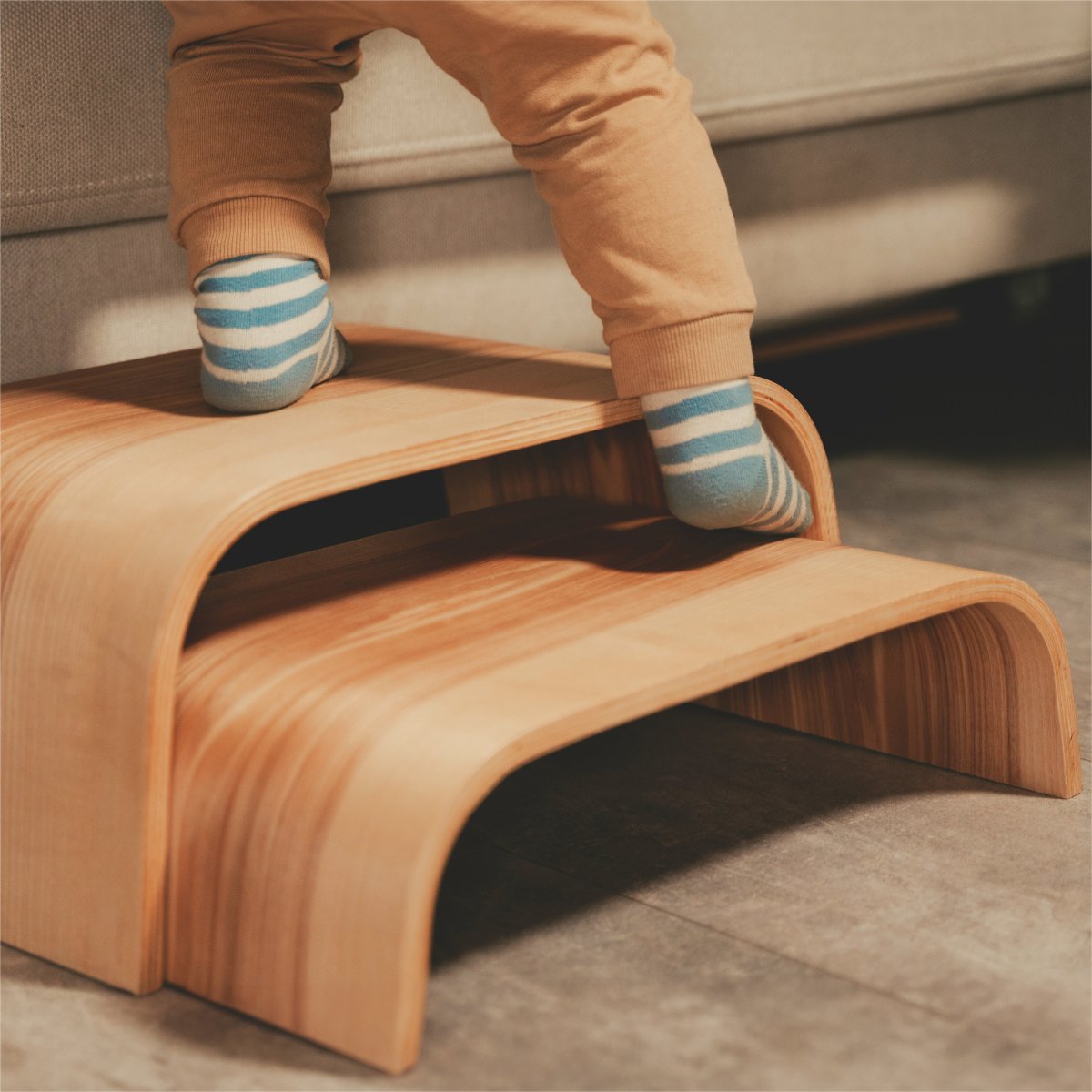 wooden step stool