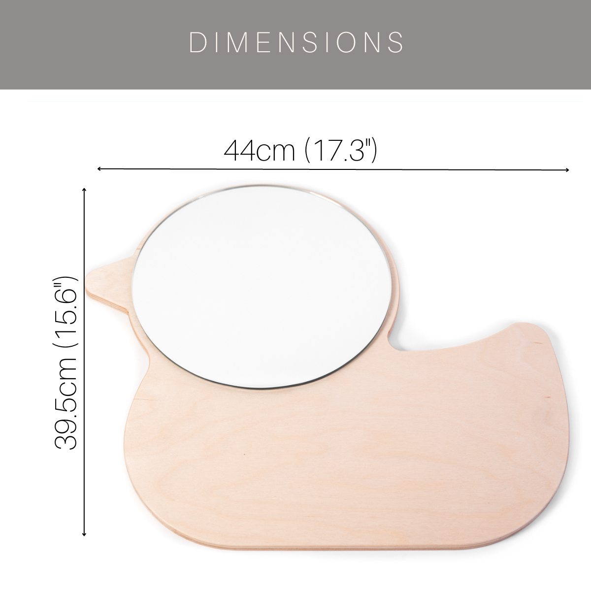 Children's Wall Mirror (4 Different Shapes)