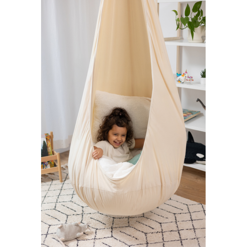Grand hamac cocon « Caramel Marshmallow »