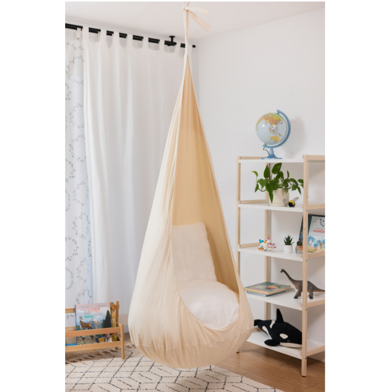 Grand hamac cocon « Caramel Marshmallow »