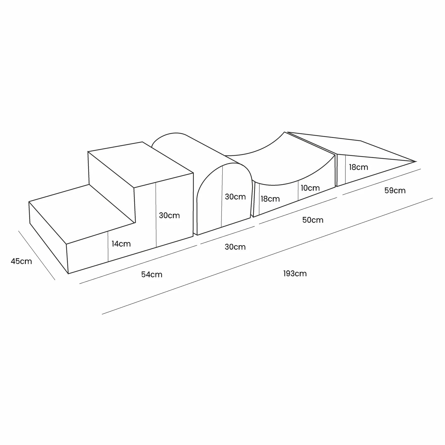 MeowBaby Corduroy Speelset met 4 Elementen – Ecru