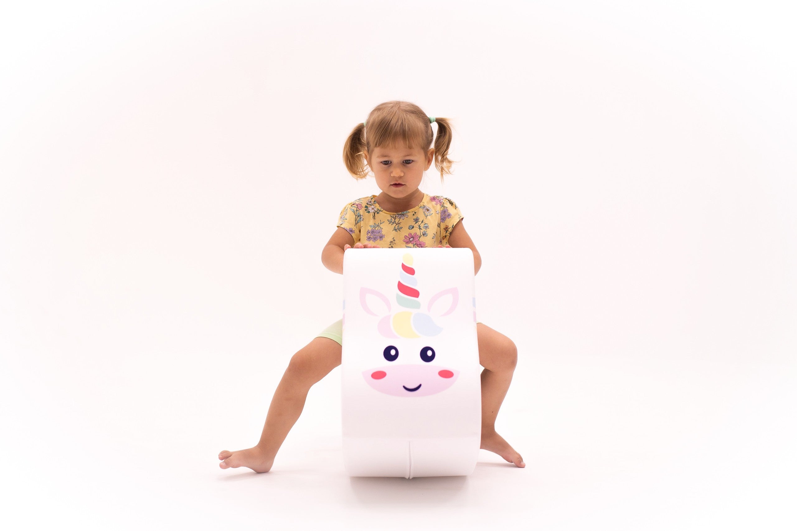 Piure Roz IGLU Soft Play Eenhoorn – Zacht Hobbelpaard & Ride-On Toy – Pastel Roz ...